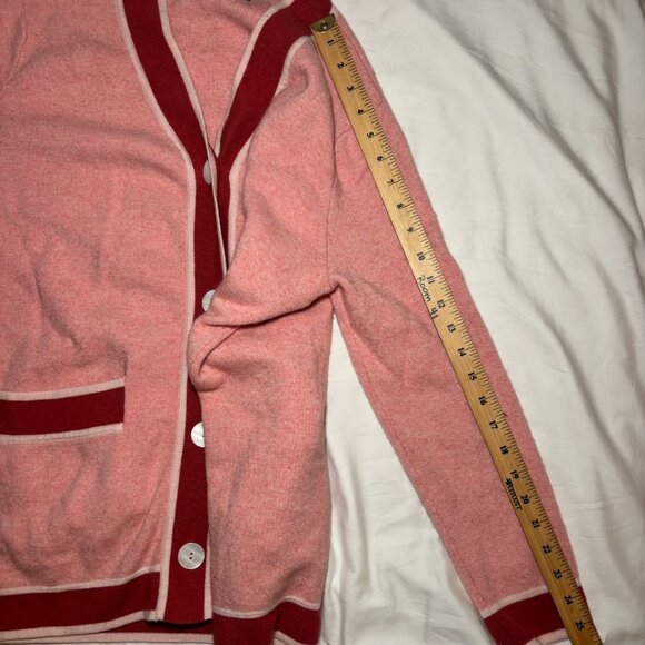 Tuckernuck Pink Cardigan, Button Front, Sm, Preppy, Academia, Classic, Feminine - Picture 8 of 8